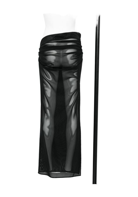 Gonna lunga in mesh con spacco Alex perry - donna ALEX PERRY | S0193PF25BLK